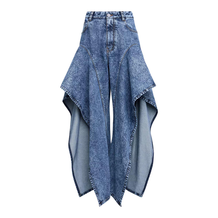 Club21 - ALAIA - Ruffle Pants - JEANS - Denim