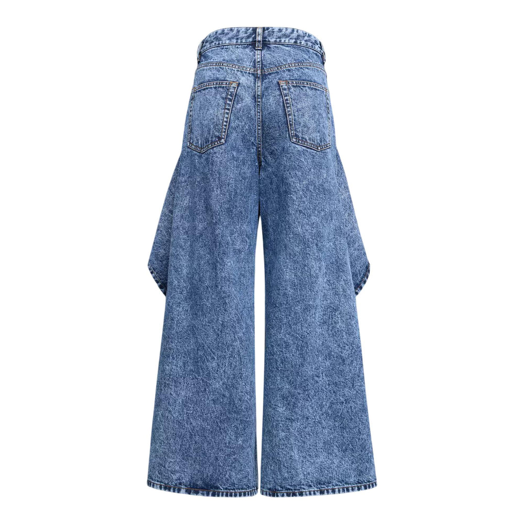 Club21 - ALAIA - Ruffle Pants - JEANS - Denim