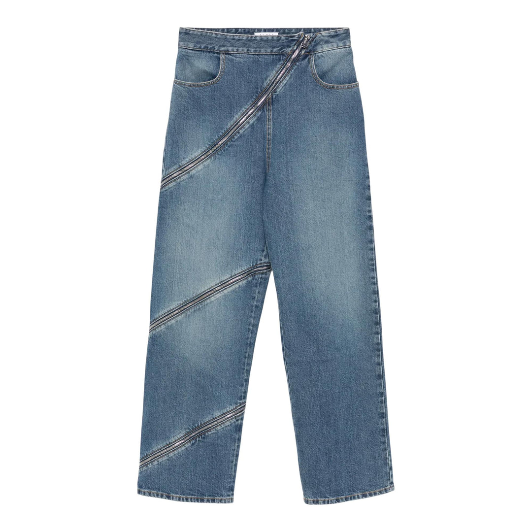 Club21 - ALAIA - Spiral Pants - JEANS - Blue