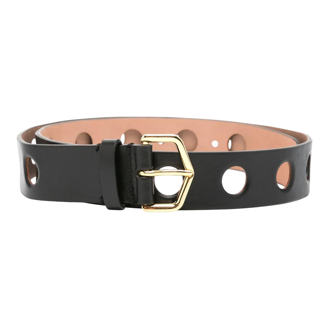 Club21 - ALAIA - Thin Vienne Belt - BELTS - Black
