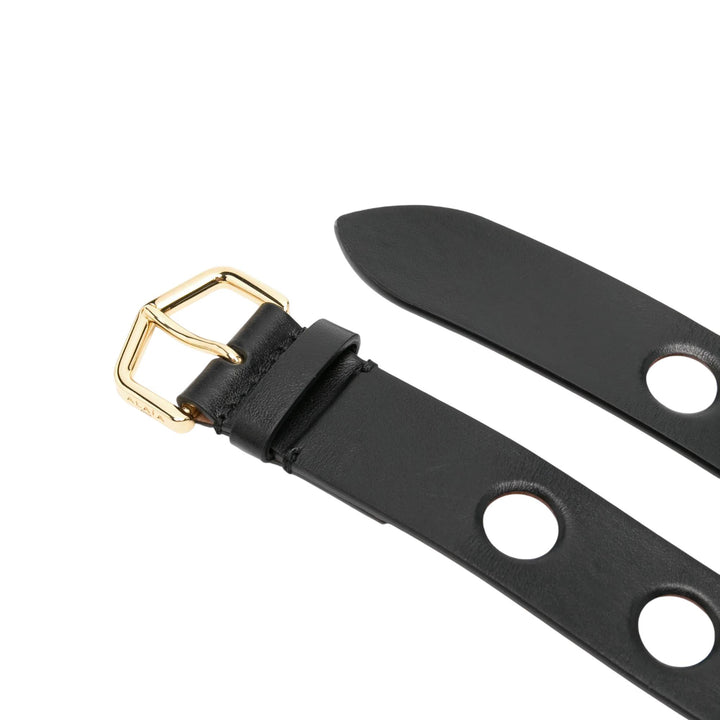 Club21 - ALAIA - Thin Vienne Belt - BELTS - Black
