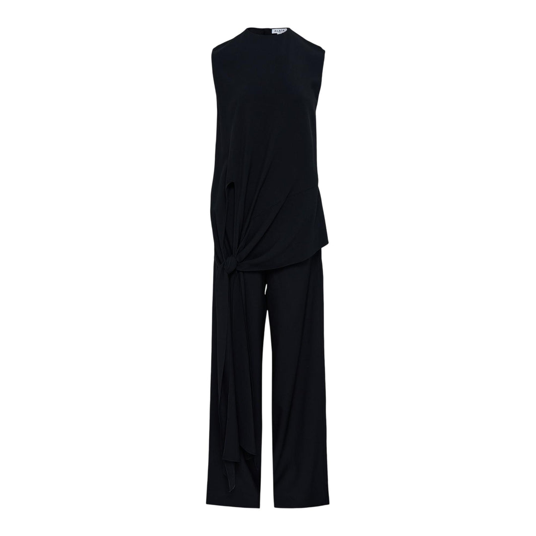 Club21 - ALAIA - Tie Jumpsuit - JUMPSUITS - Black