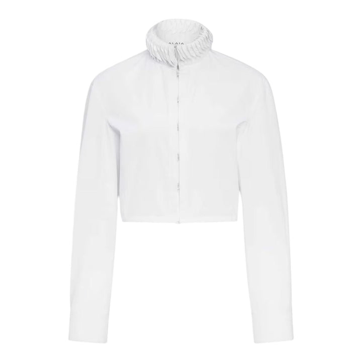 Club21 - ALAIA - Trimmed Shirt - WOVEN TOPS - White