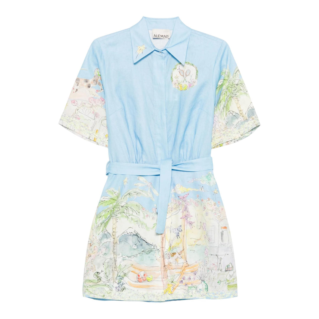 Club21 - ALEMAIS - Anouk Mini Dress - WOVEN DRESSES - Blue