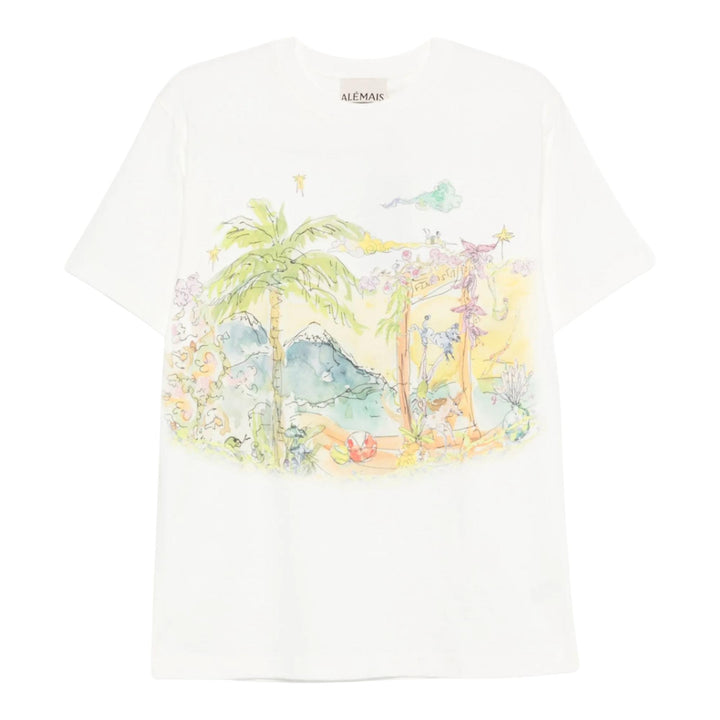 Club21 - ALEMAIS - Anouk Scene Tee - TEES - White