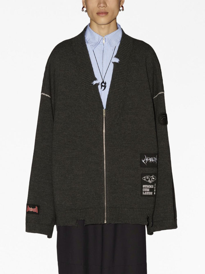 AMBUSH-Felted-Knit-Zip-Cardigan-Grey-3