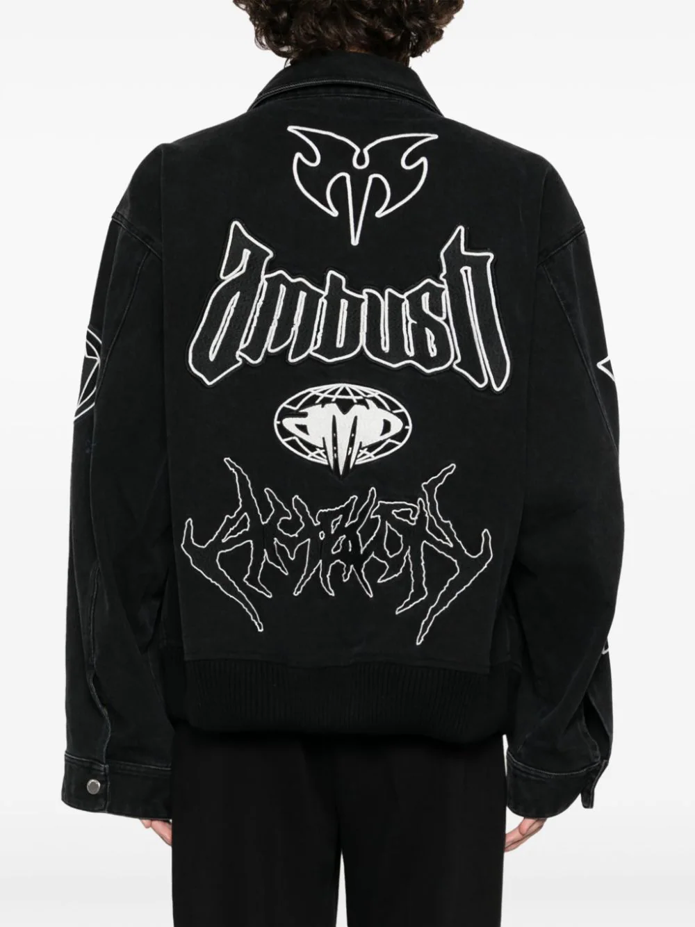 AMBUSH-Patch-Denim-Bomber-Black-5