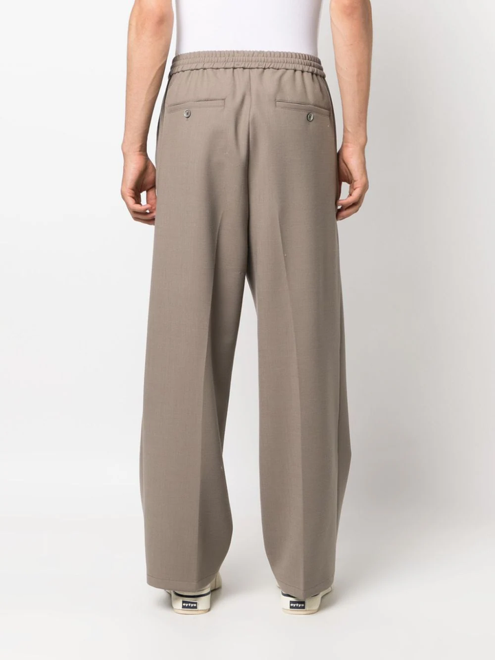 AMI-Paris-Elasticated-Trousers-Natural-4