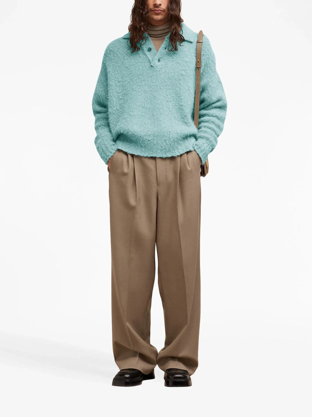 AMI-Paris-Hairy-Light-Polo-Blue-2