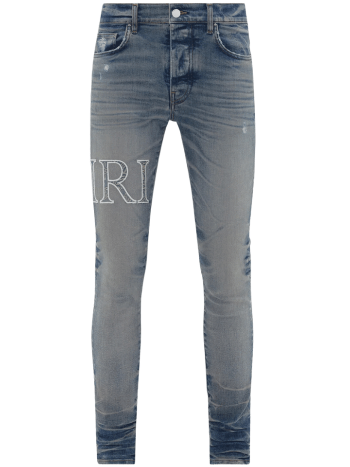 AMIRI-Core-Logo-Bandana-Jacquard-Jeans-Indigo-1