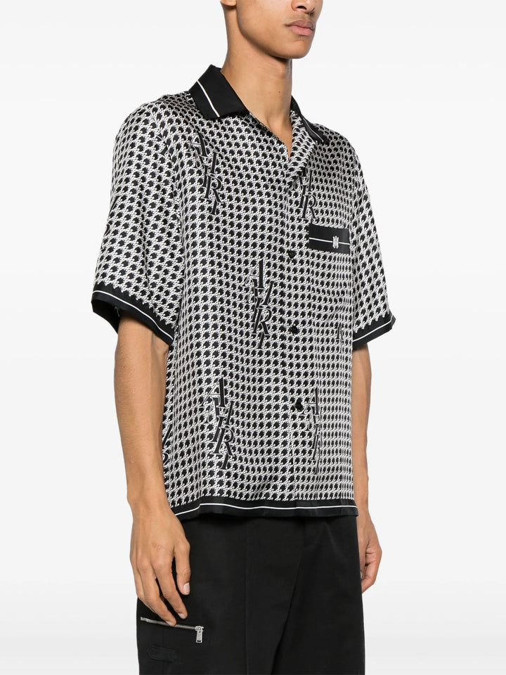 AMIRI-Houndstooth-Bowling-Shirt-Black-3