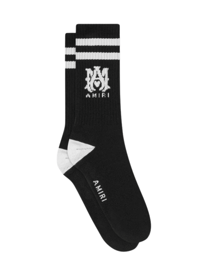 AMIRI-Stripe-Sock-Black-2