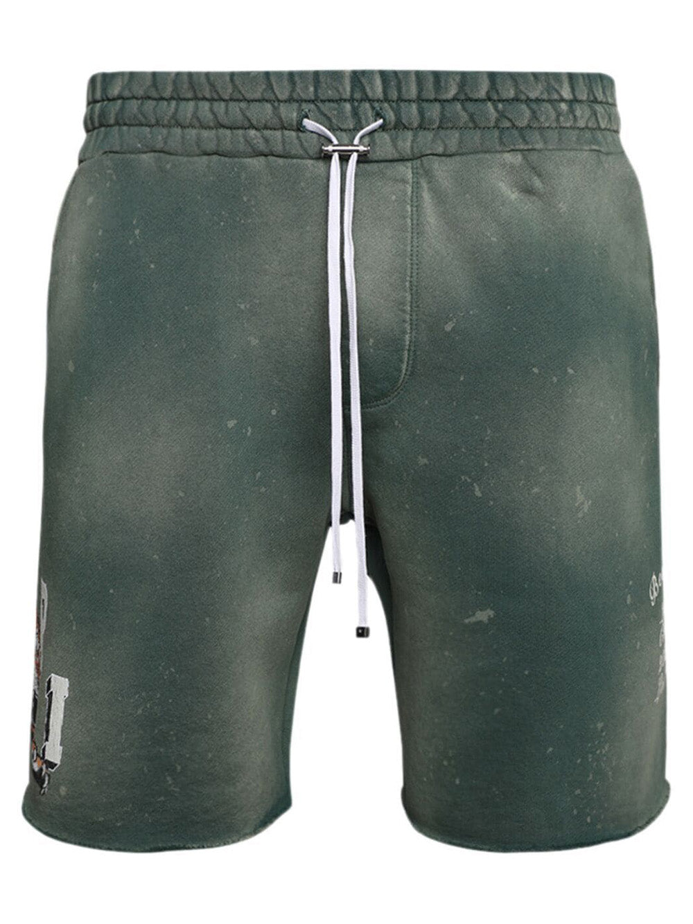       AMIRI-Vintage-Tiger-Sweatshort-Green-Green-1
