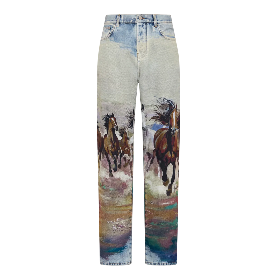 AMIRI Horses Baggy Jean