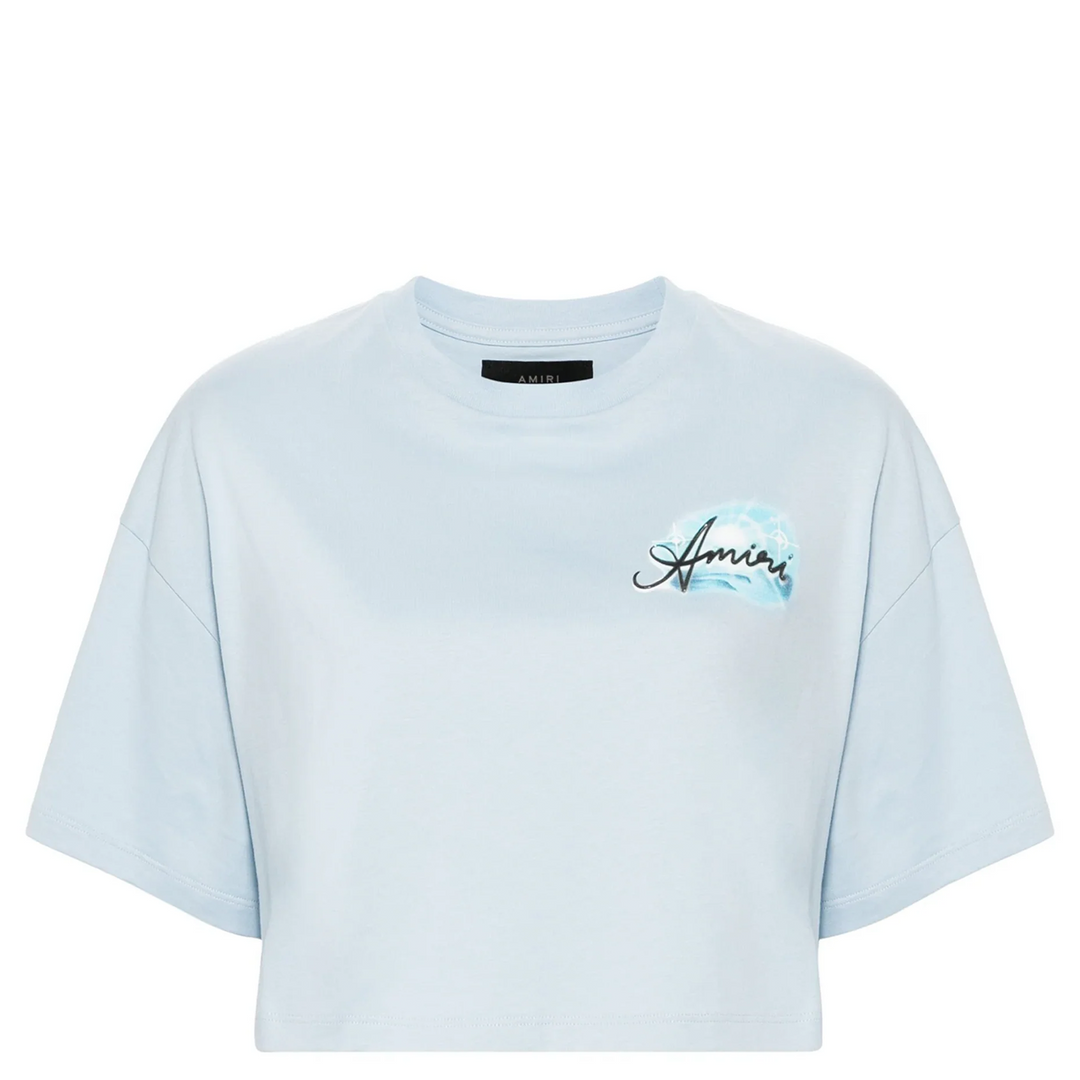 Amiri Airbrush Cropped Tee