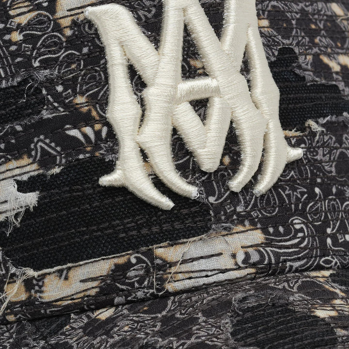 Club21 - AMIRI - Bandana Repair Trucker Hat - HATS - Black