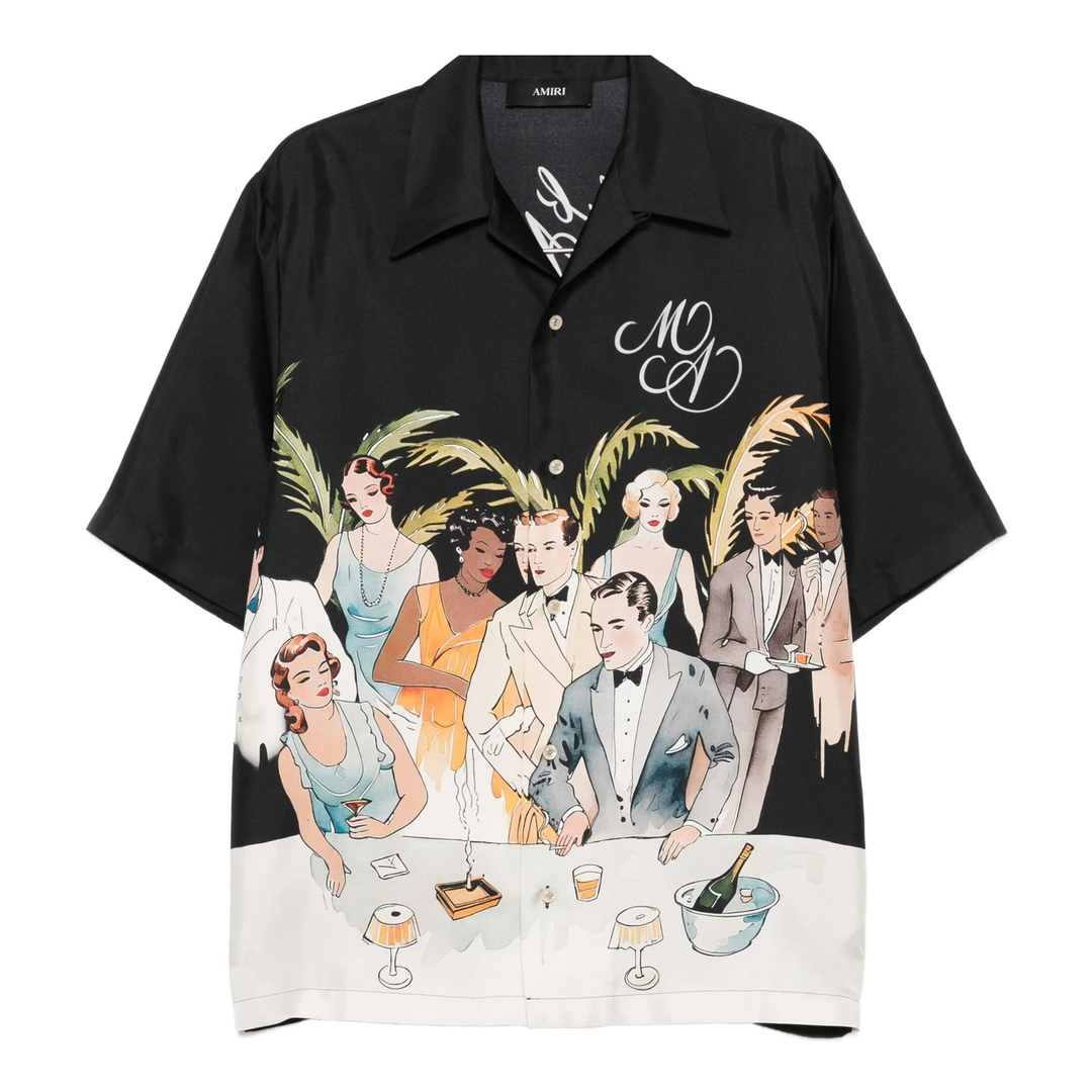 Bar Scene Bowling Shirt
