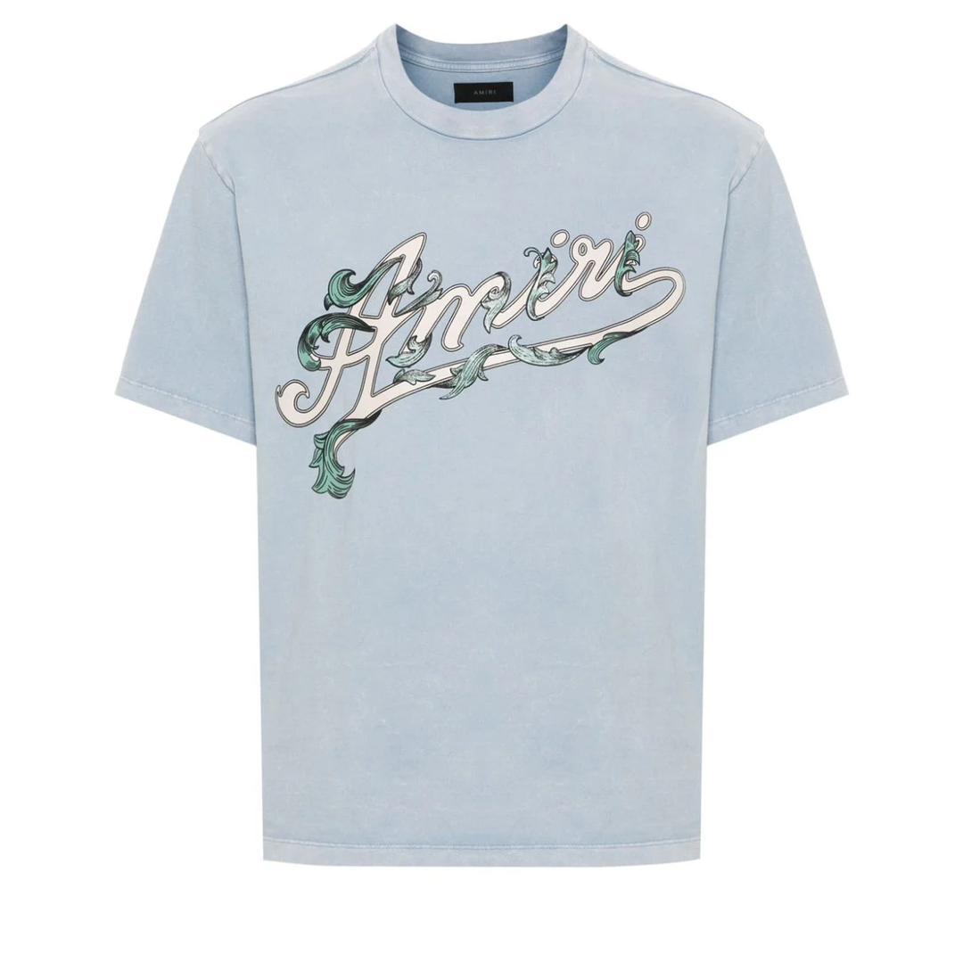 AMIRI_Filigree_Tee-Blue