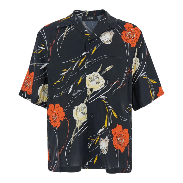 Club21 - AMIRI - Floral Camp Shirt - SHIRTS - Black