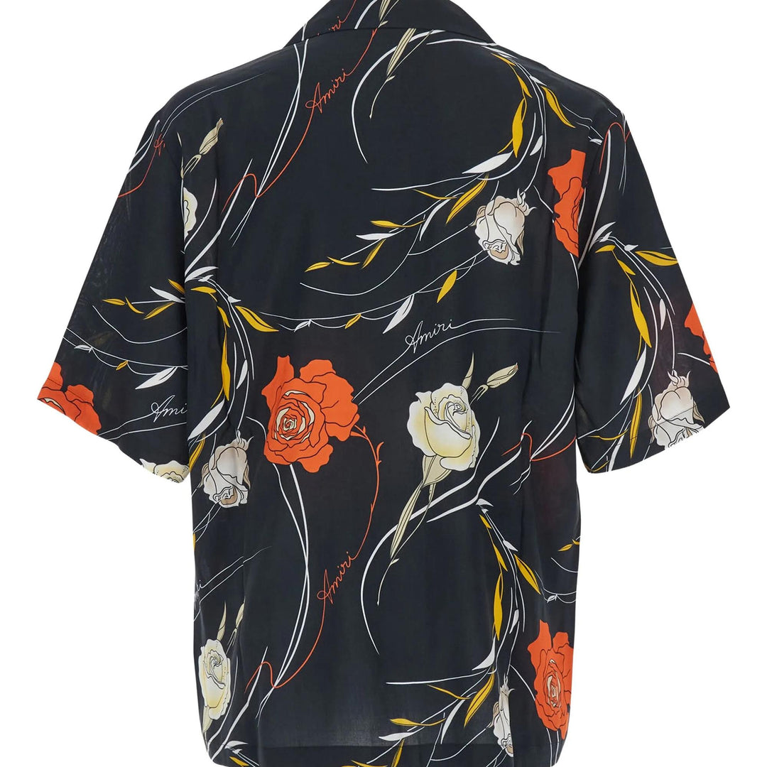 Club21 - AMIRI - Floral Camp Shirt - SHIRTS - Black