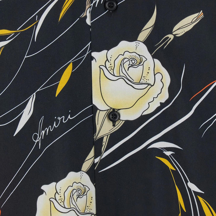 Club21 - AMIRI - Floral Camp Shirt - SHIRTS - Black
