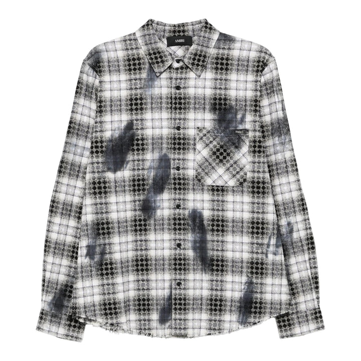 Club21 - AMIRI - MA Quad Bleach Flannel - SHIRTS - Black