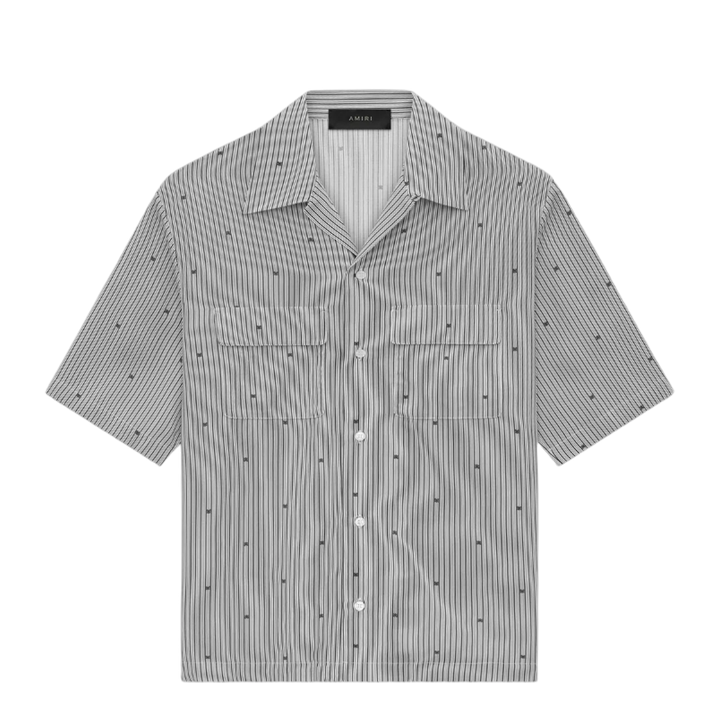 Ma Pinstripe Camp Shirt