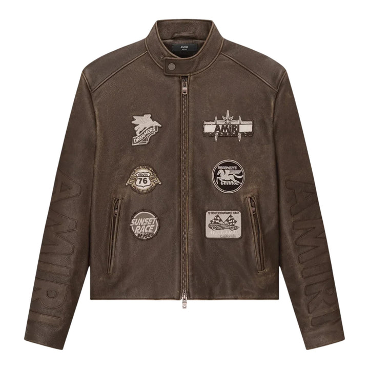Club21 - AMIRI - Patch Racer Jacket - BLOUSON - Brown