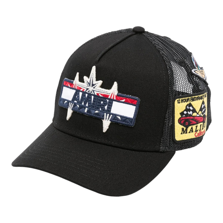 Club21 - AMIRI - Station Patch Trucker Hat - HATS - Black
