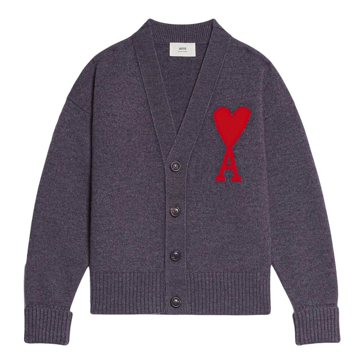 Club21 - AMI - ADC Cardigan - CARDIGANS - Grey