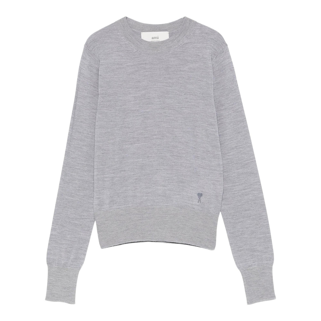 Club21 - AMI - ADC Sweater - SWEATSHIRTS - Grey