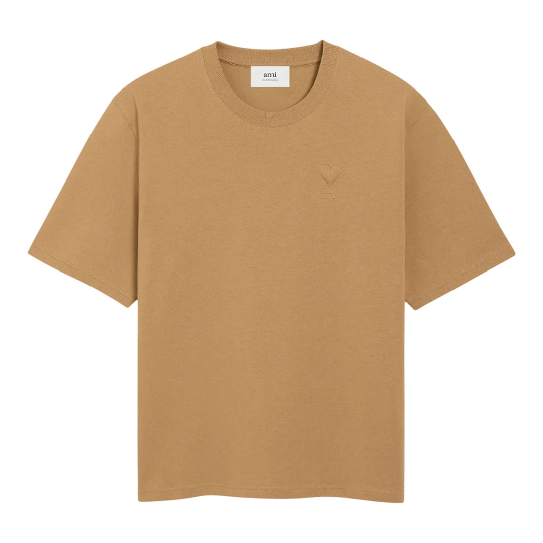 Club21 - AMI - Big ADC Embossed T-Shirt Boxy Fit - TEES - Brown