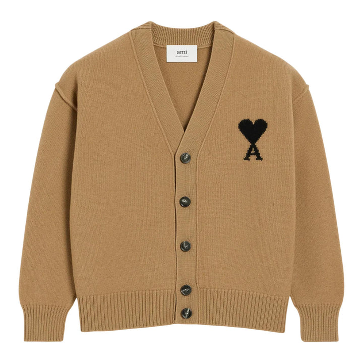 Club21 - AMI - Black ADC Cardigan - CARDIGANS - Brown