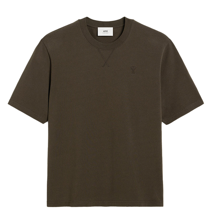 AMI_Boxy_T-Shirt_Brown