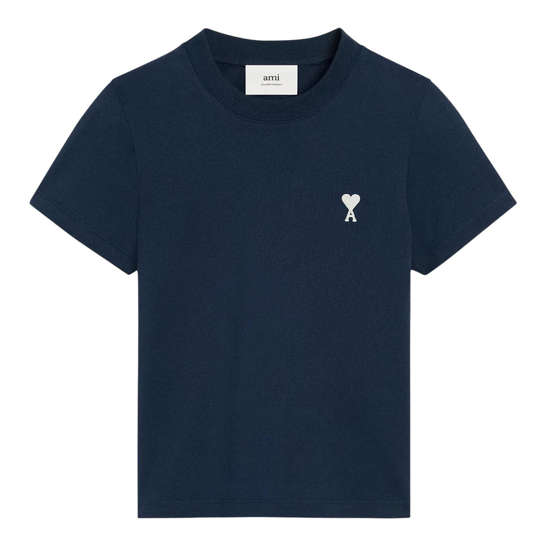 Club21 - AMI - Cropped T-Shirt - TEES - Blue