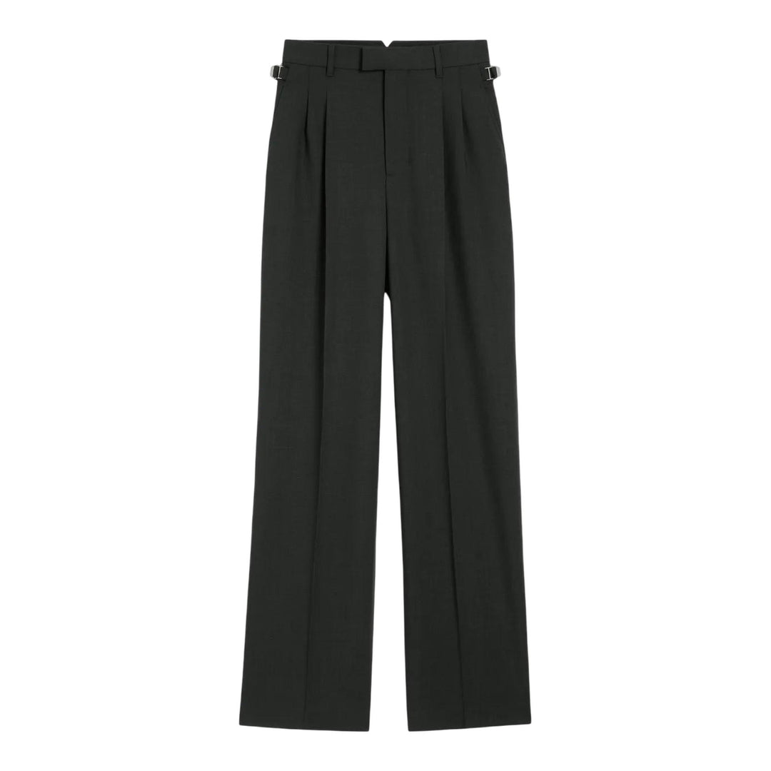 Club21 - AMI - High Waist Pants - PANTS - Black