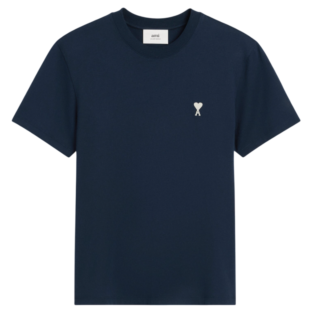 AMI_Off_White_ADC_T-Shirt_Blue