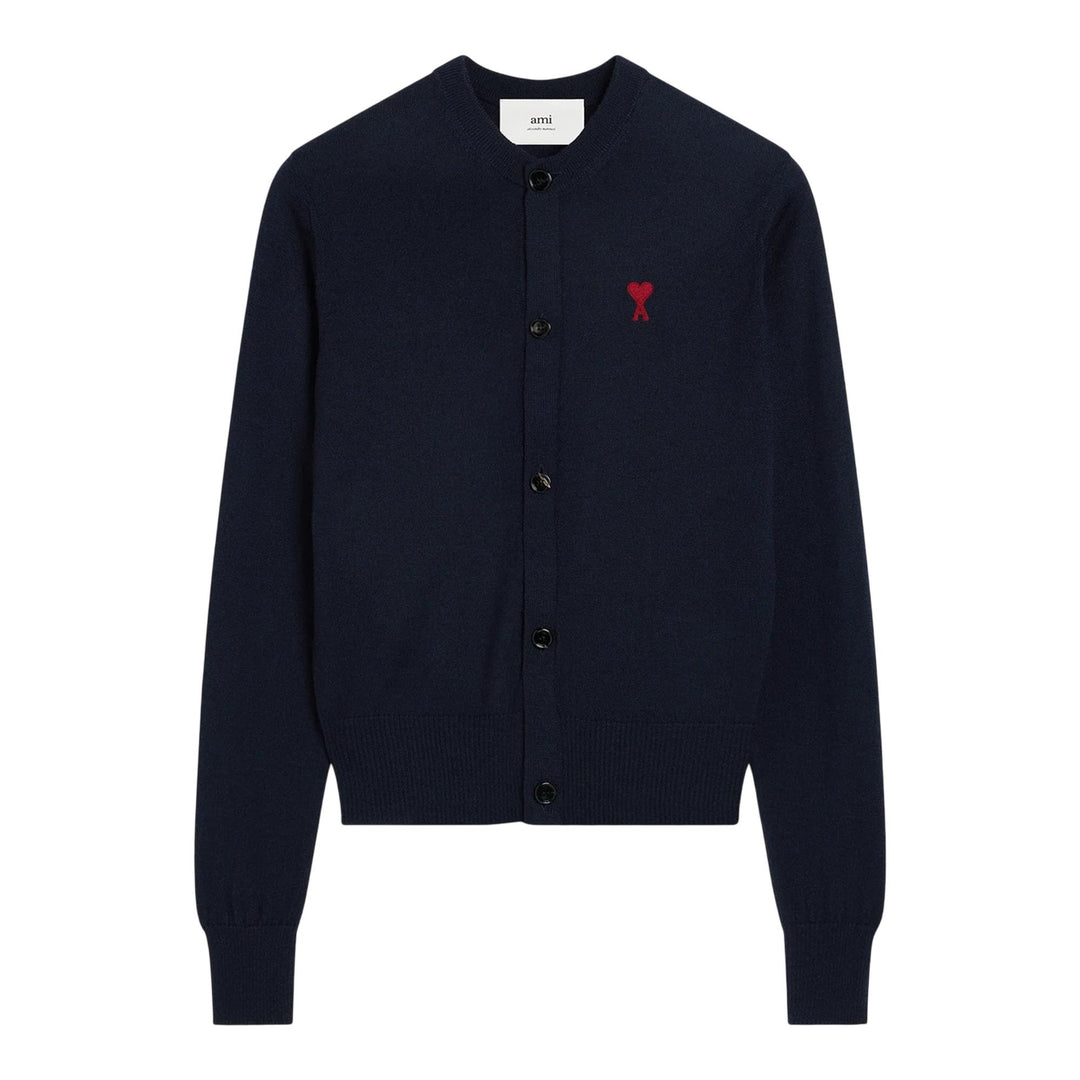 Club21 - AMI - Red ADC Cardigan - CARDIGANS - Blue