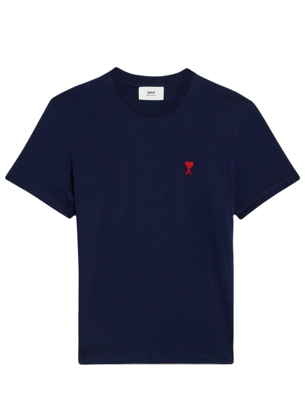 AMI_Red_AMI_de_Coeur_T-Shirt-Navy