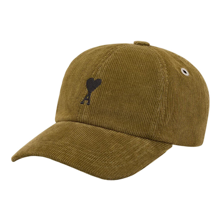 Club21 - AMI - Velour Black ADC Cap - HATS - Olive