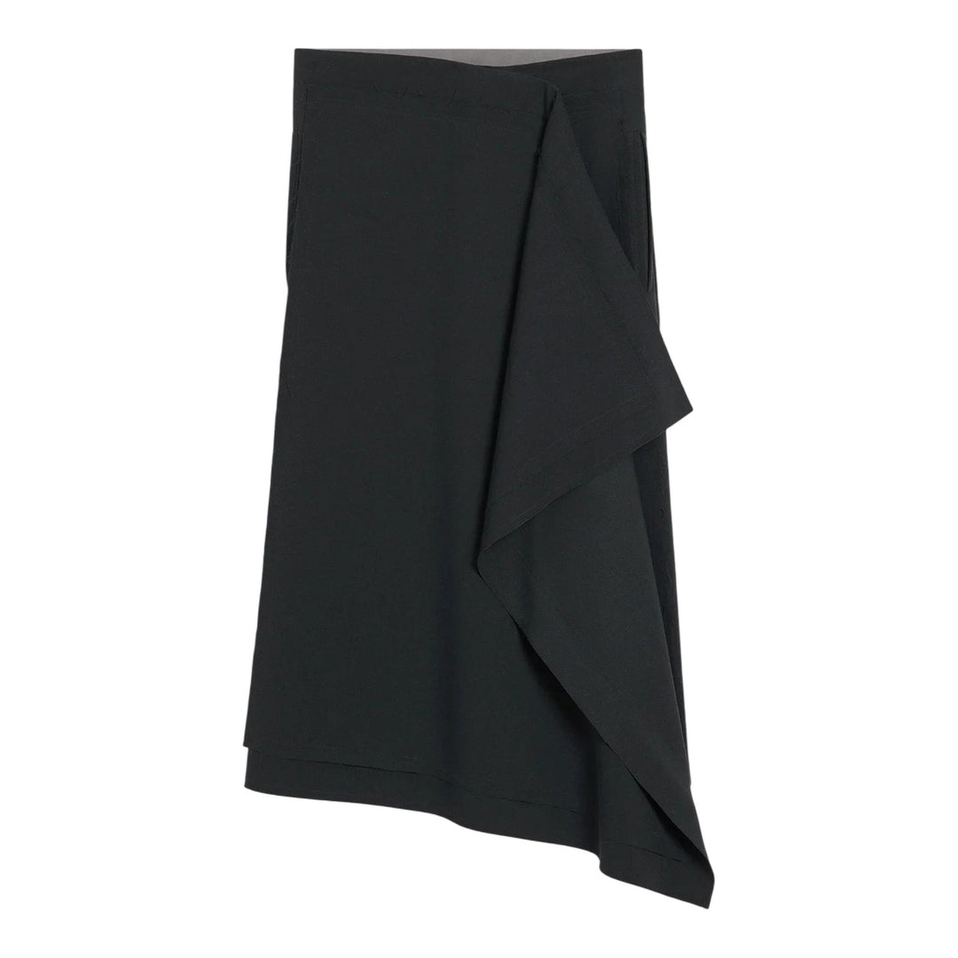 Club21 - AMI - Wrapped Skirt - SKIRTS - Charcoal