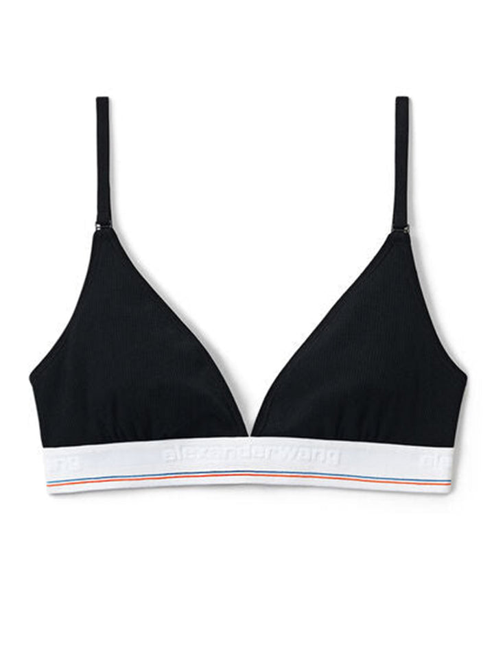 Alexander-Wang-Bralette-Triangle-Bra-Black-1