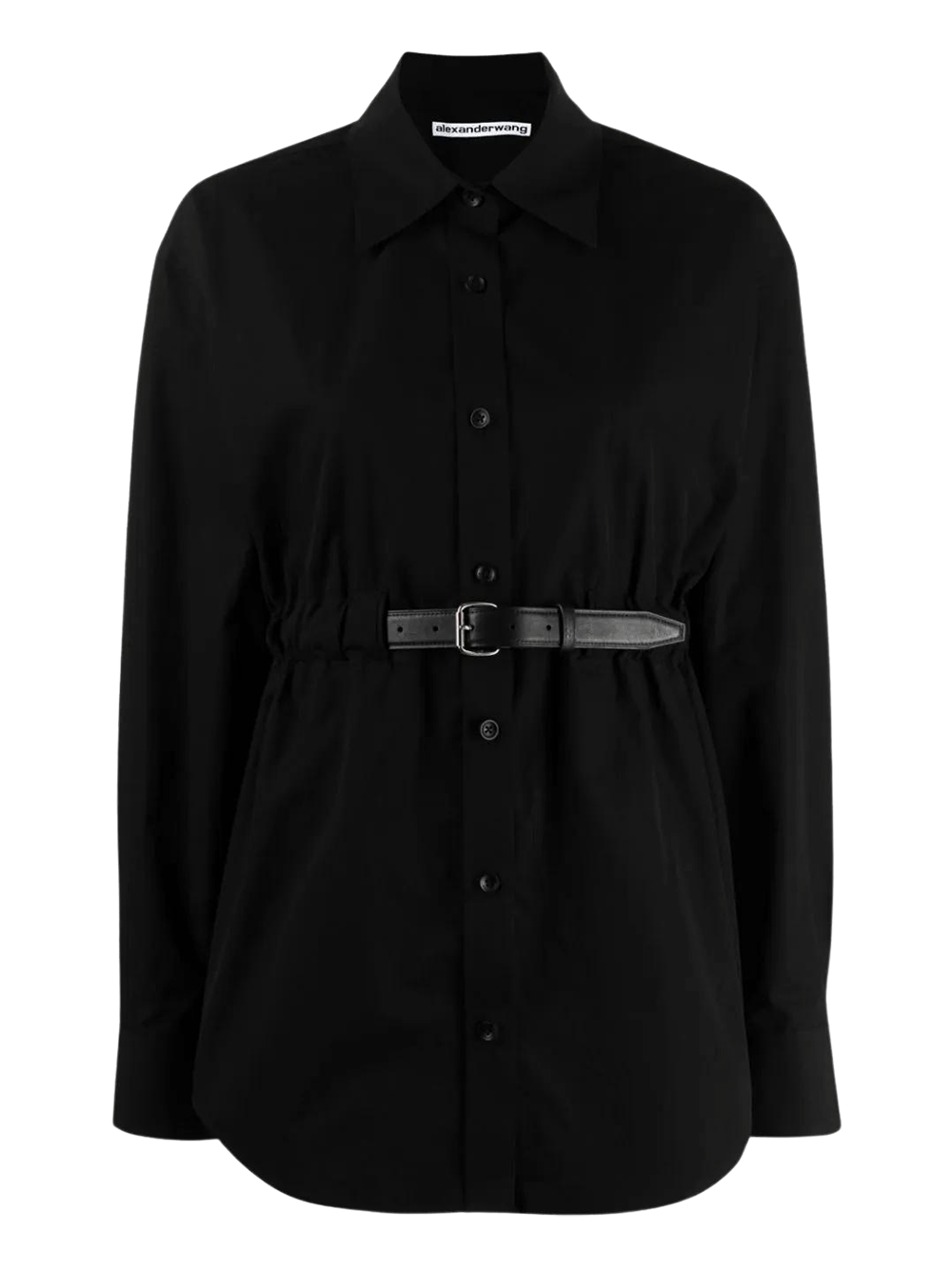 Alexander-Wang-Button-Down-Tunic-Black-1