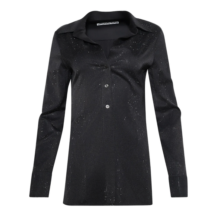 Crystal Hotfix Slim-Fit Shirt