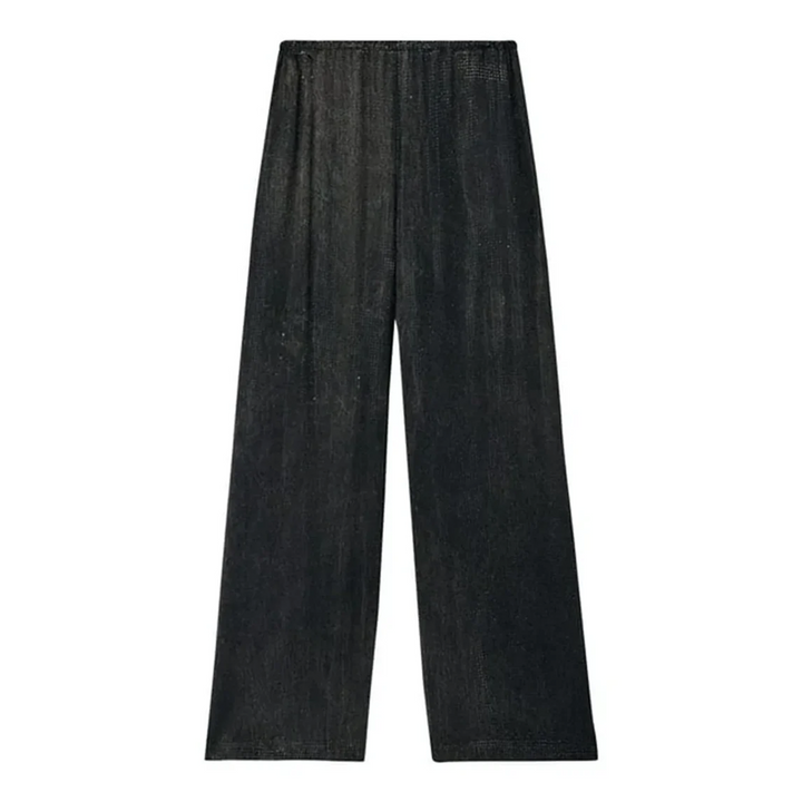 Crystal Hotfix Slim Relaxed-Fit Pants