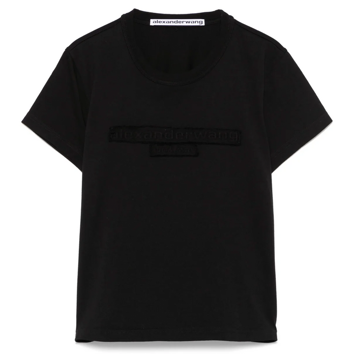 Distressed Logo Shrunken Tee