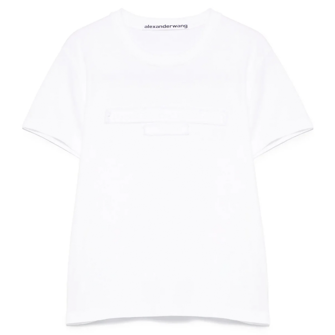 Distressed Logo Shrunken Tee