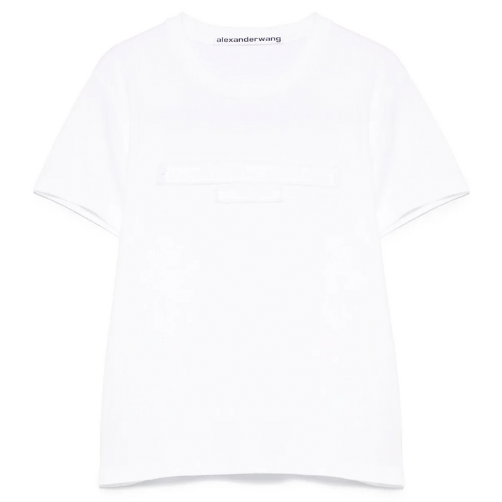 Distressed Logo Shrunken Tee