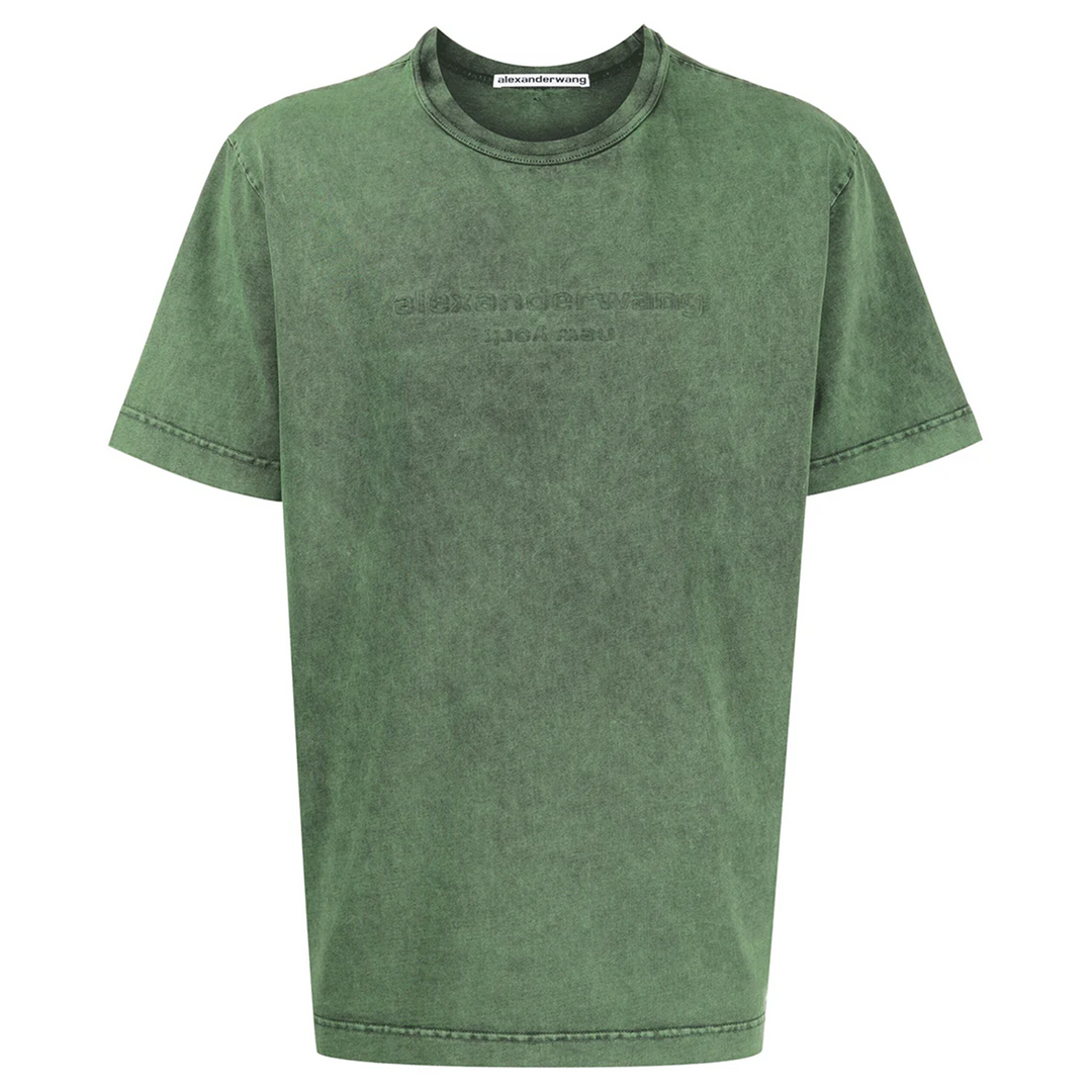 Embossed Logo Tee In Compact Jersey