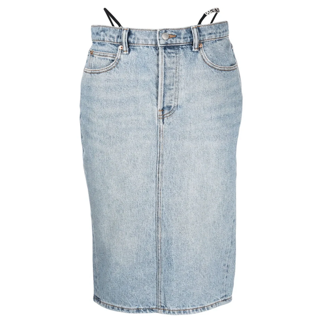 Midi Skirt With Diamante Charm